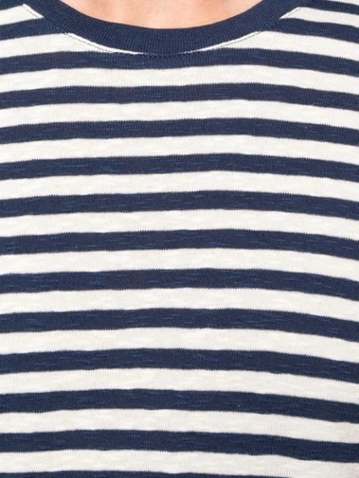 Shop Folk Striped T-shirt In Blue