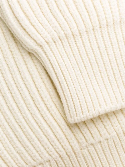 Shop Gucci Anchor-patch Zipped Sweatshirt In 9133 White