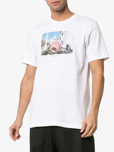 Shop Adidas Originals Martin Parr Graphic Print Cotton T In White