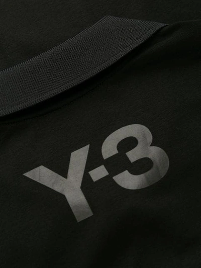 Shop Y-3 Klassisches Poloshirt In Black