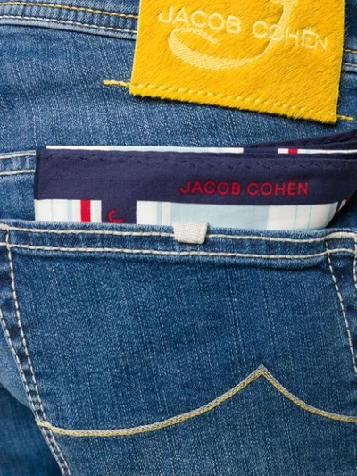 Shop Jacob Cohen Straight-leg Denim Shorts In Blue