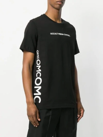 Shop Omc Logo Print T In Black