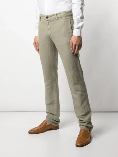 Shop Massimo Alba Slim-fit Trousers In Green