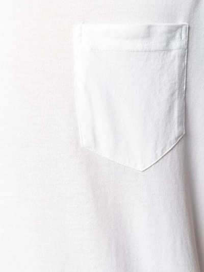Shop Drumohr Chest Pocket T-shirt In White