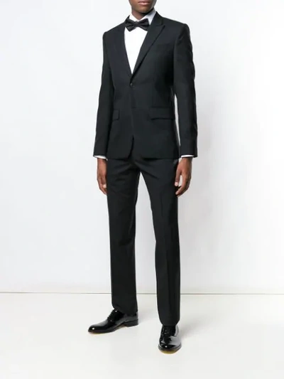 Shop Tom Ford Tuxedo Trousers In Black