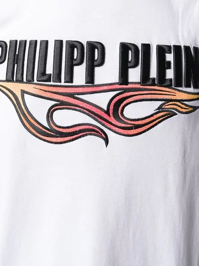 PHILIPP PLEIN OVER FLAME TANK TOP - 白色