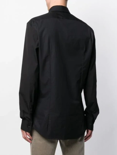 Neil Barrett Formal Shirt With Tie In Black