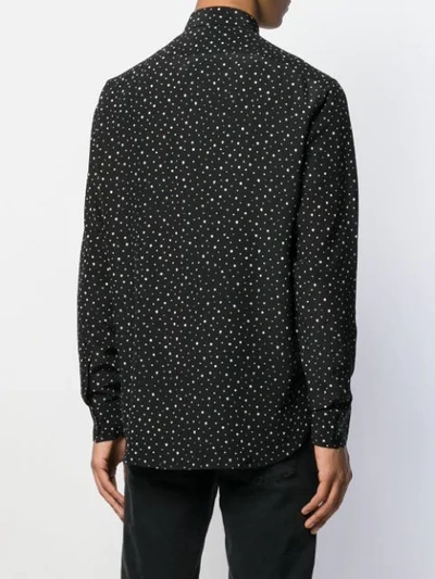 SAINT LAURENT POLKA DOT SHIRT - 黑色