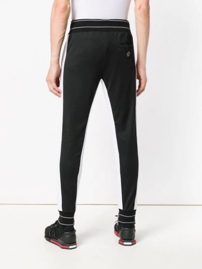 Shop Philipp Plein Elasticated Waist Trousers In Black