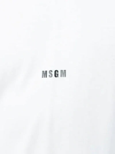 MSGM LOGO T-SHIRT - 白色