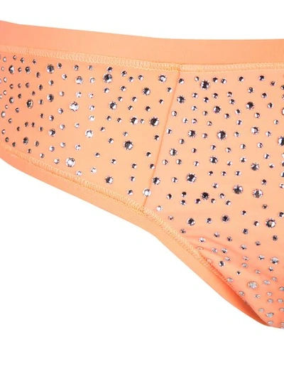 Shop Ashish Sequin Briefs In Orange