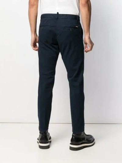 DSQUARED2 TAILORED TROUSERS - 蓝色