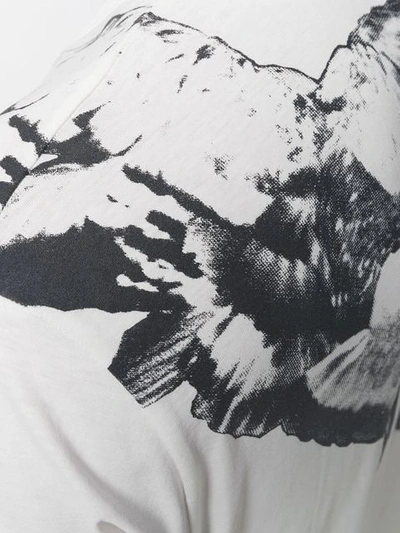 ANN DEMEULEMEESTER 翅膀印花T恤 - 白色