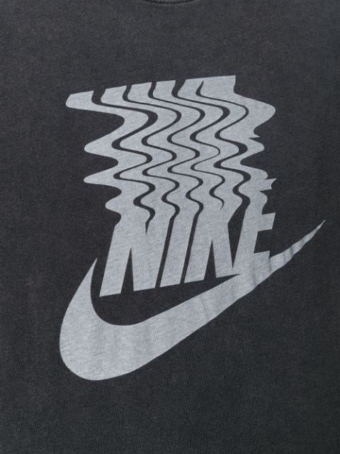 Nike T-shirt Mit Logo-print - Schwarz In Black | ModeSens