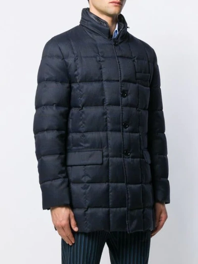 Shop Fay Quilted Down Jacket In Rho0300 Blue