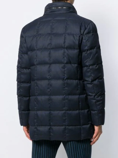 Shop Fay Quilted Down Jacket In Rho0300 Blue