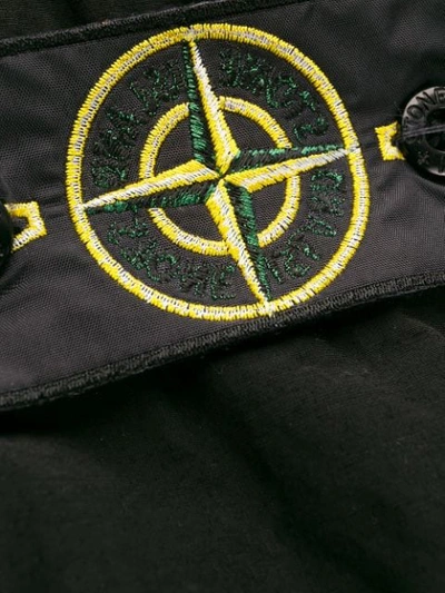 Shop Stone Island Primaloft Padded Jacket In Black