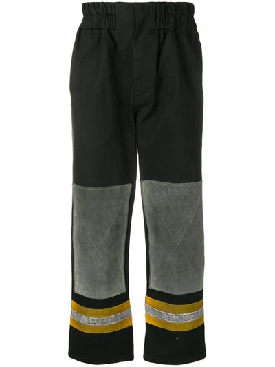 Shop Calvin Klein 205w39nyc Fireman Trousers In Black