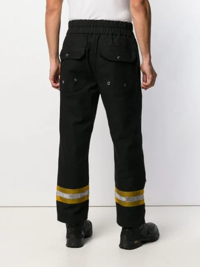 Shop Calvin Klein 205w39nyc Fireman Trousers In Black