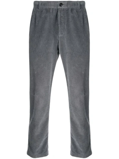 Shop Thom Browne 'unconstructed' Cord-chino In Grey