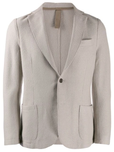 Shop Eleventy Single-breasted Blazer In Grey