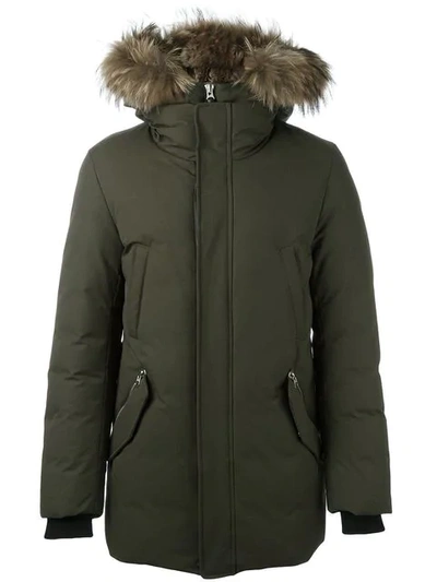Shop Mackage 'edward' Coat In Green