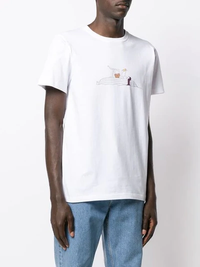 Shop Norse Projects Graphic Print T-shirt - White