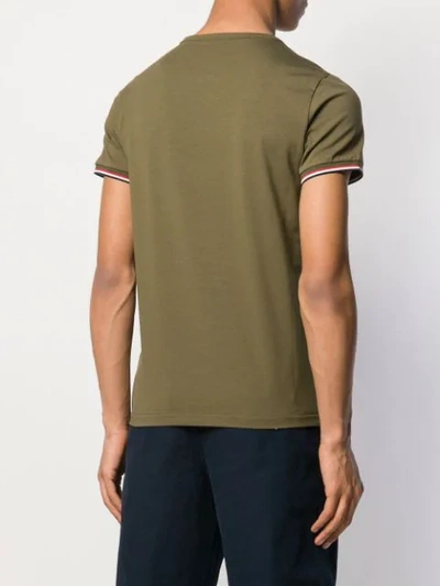 Shop Moncler Crew Neck T-shirt - Green