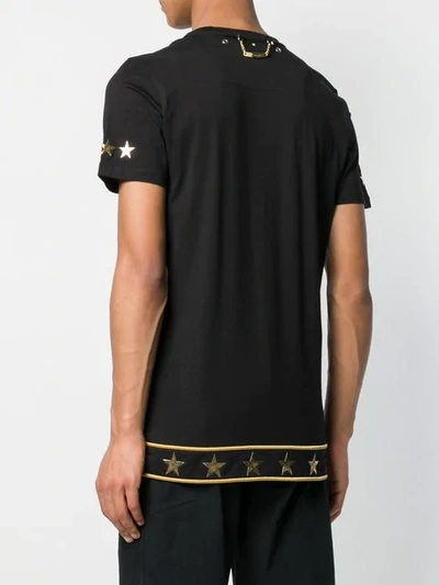 Shop Philipp Plein Dollar Print T-shirt In Black