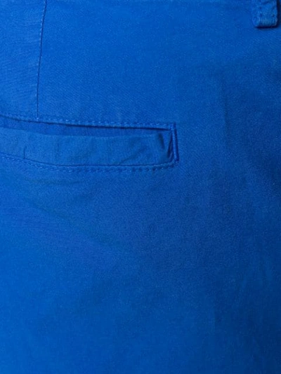 Shop Kenzo Tailored Chino Shorts In Blue