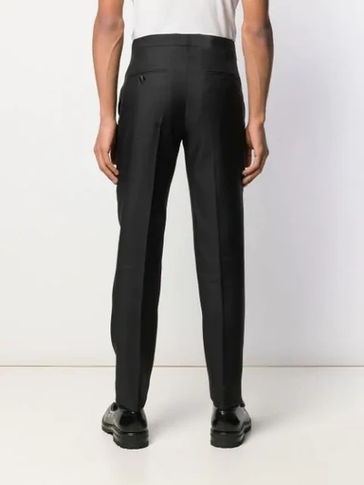 Shop Dsquared2 Slim Tailored Trousers In Black