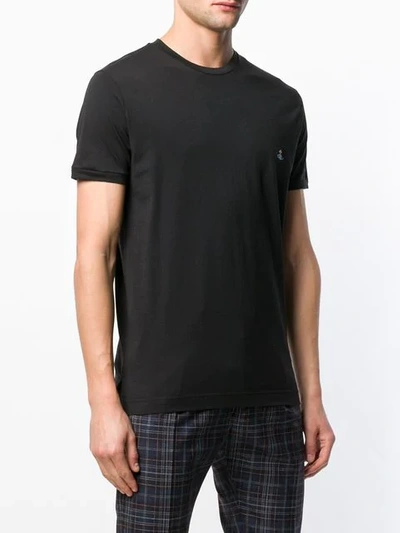 Shop Vivienne Westwood Crew Neck T-shirt In Black