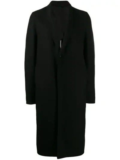 Shop Rick Owens Larry Moreau Coat In Black