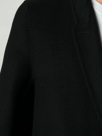 Shop Rick Owens Larry Moreau Coat In Black