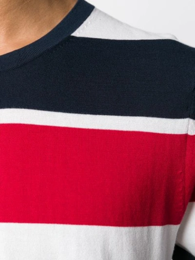 Shop Michael Michael Kors Striped Print T-shirt - Red