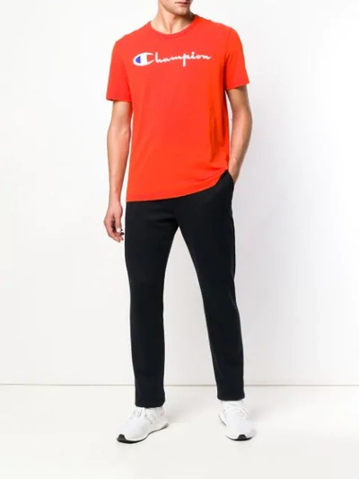 Shop Champion Logo Print T-shirt - Orange
