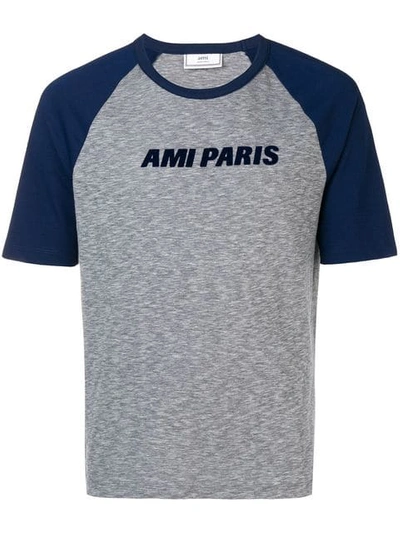 Shop Ami Alexandre Mattiussi Ami Paris T-shirt In Blue