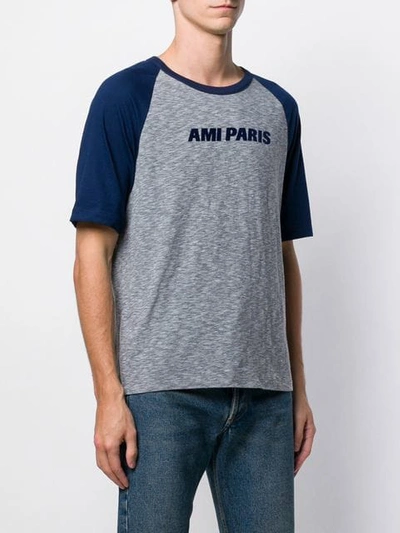 Shop Ami Alexandre Mattiussi Ami Paris T-shirt In Blue