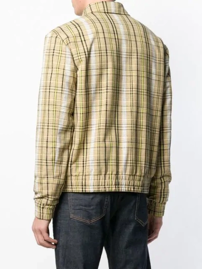 Shop Kenzo Checked Zipped In Neutrals