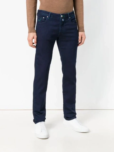 Shop Jacob Cohen Slim Fit Jeans In Blue