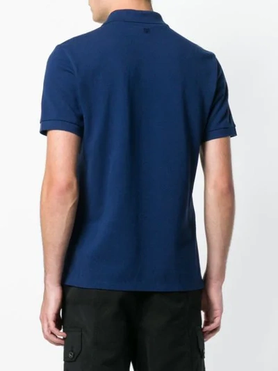 Shop Ami Alexandre Mattiussi Ami De Coeur Polo Shirt In Blue