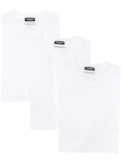 DSQUARED2 3 PACK T-SHIRTS - 白色