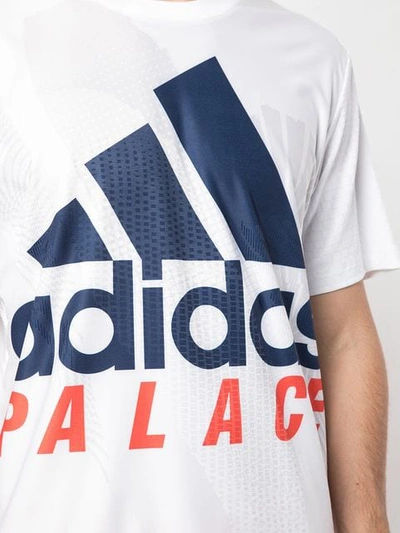 Shop Palace X Adidas Graphic T-shirt In White