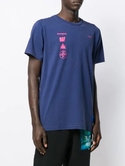 Shop Off-white Mariana De Silva T-shirt In Blue