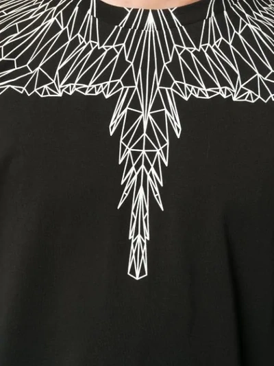 Shop Marcelo Burlon County Of Milan Wings Printed T-shirt In Black