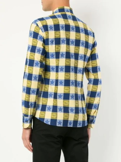 Shop Guild Prime Star Check Shirt In Yellow