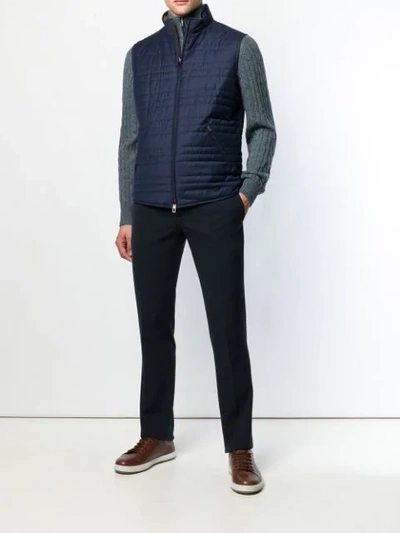 Shop Loro Piana Marlin Gilet In Blue