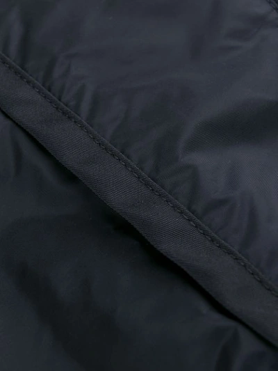 Shop Prada Lightweight Hooded Jacket In F0124 Navy