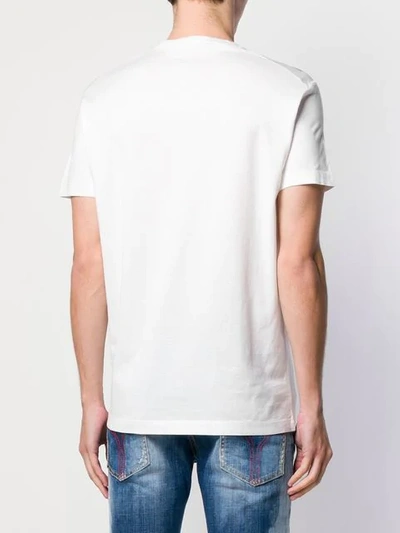 Shop Dsquared2 Logo Tape T-shirt In White