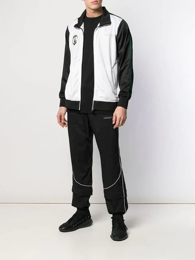 Shop Marcelo Burlon County Of Milan Boston Jacket In White